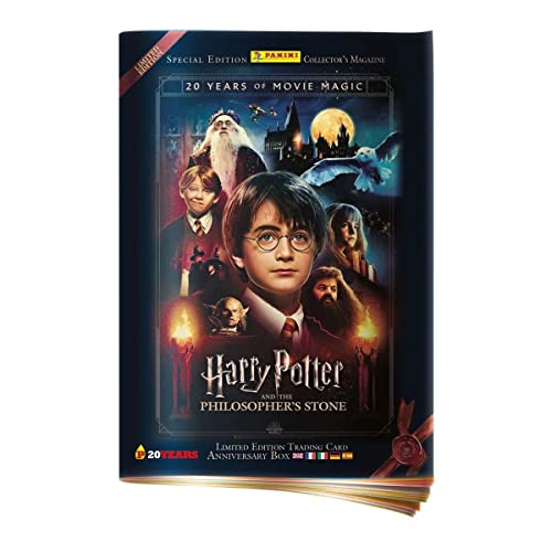 Harry Potter trading card anniversary box (2001-2021). Con 1 card XXL. Con 21 card tematiche