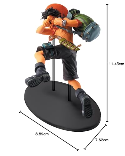 BANDAI One Piece - Statua Scultures Big Zoukeio Portgas D Ace