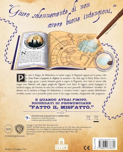 La mappa del Malandrino. Guida a Hogwarts. Harry Potter. Ediz. limitata. Con gadget