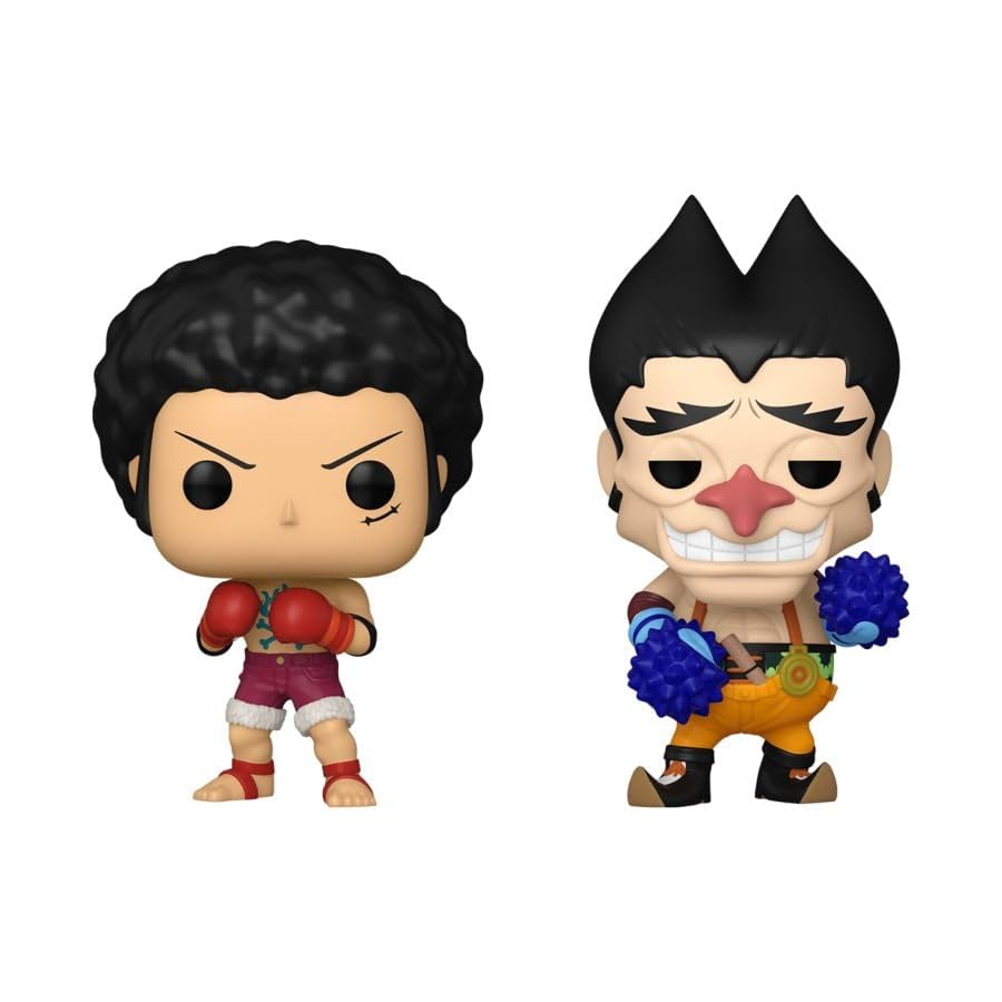 Pack 2 Figurines Funko Pop Animation One Piece Luffy & Foxy with Chase Modèle aléatoire
