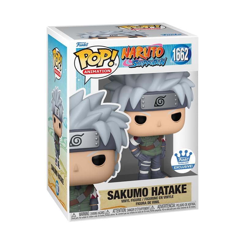 Funko Pop! Naruto: Shippuden Sakumo Hatake Vinyl Figure, 12,1 cm, Esclusivo, Verde/Grigio/Bianco