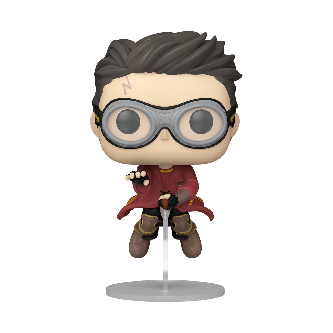 Funko POP! Movies: Harry Potter Prisoner Of Azkaban - Harry With Broom - (Quidditch) - Figura in Vinile da Collezione - Idea Regalo - Merchandising Ufficiale - Giocattoli per Bambini e Adulti