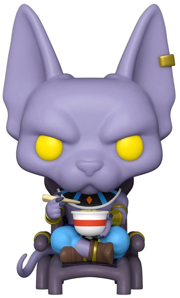 POP! Dragon Ball Z Beerus (Eating Noodles) 1110 HOT Topic Exclusive