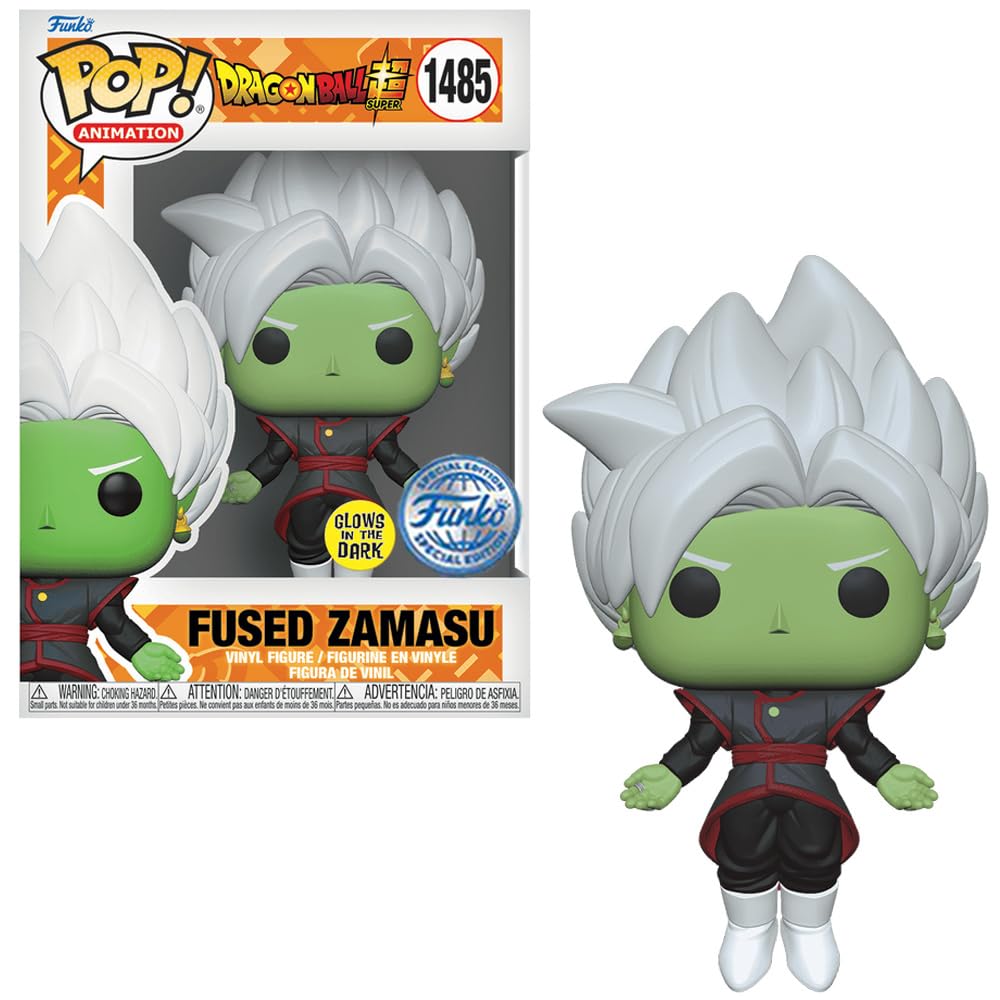 Funko Pop! Dragonball Super Fused Zamasu (si illumina al buio) Figura in vinile #1485 Special Edition Esclusivi Collezionismo, 74395