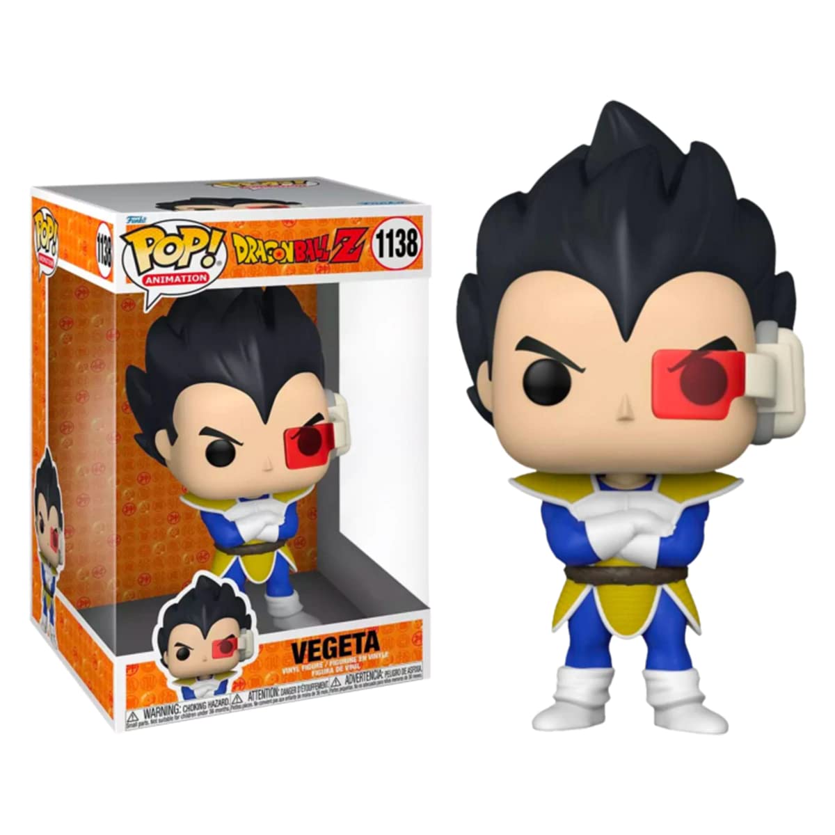 Funko Pop! Jumbo: Dragonball Z - Vegeta - Dragon Ball - Figura in Vinile da Collezione - Idea Regalo - Merchandising Ufficiale - Giocattoli per Bambini e Adulti - Anime Fans