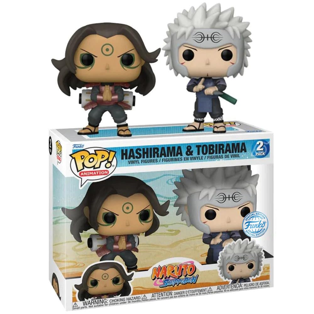 FUNKO POP! ANIMATION: Naruto - Hashirama & Tobirama 2pk (AE Exclusive)