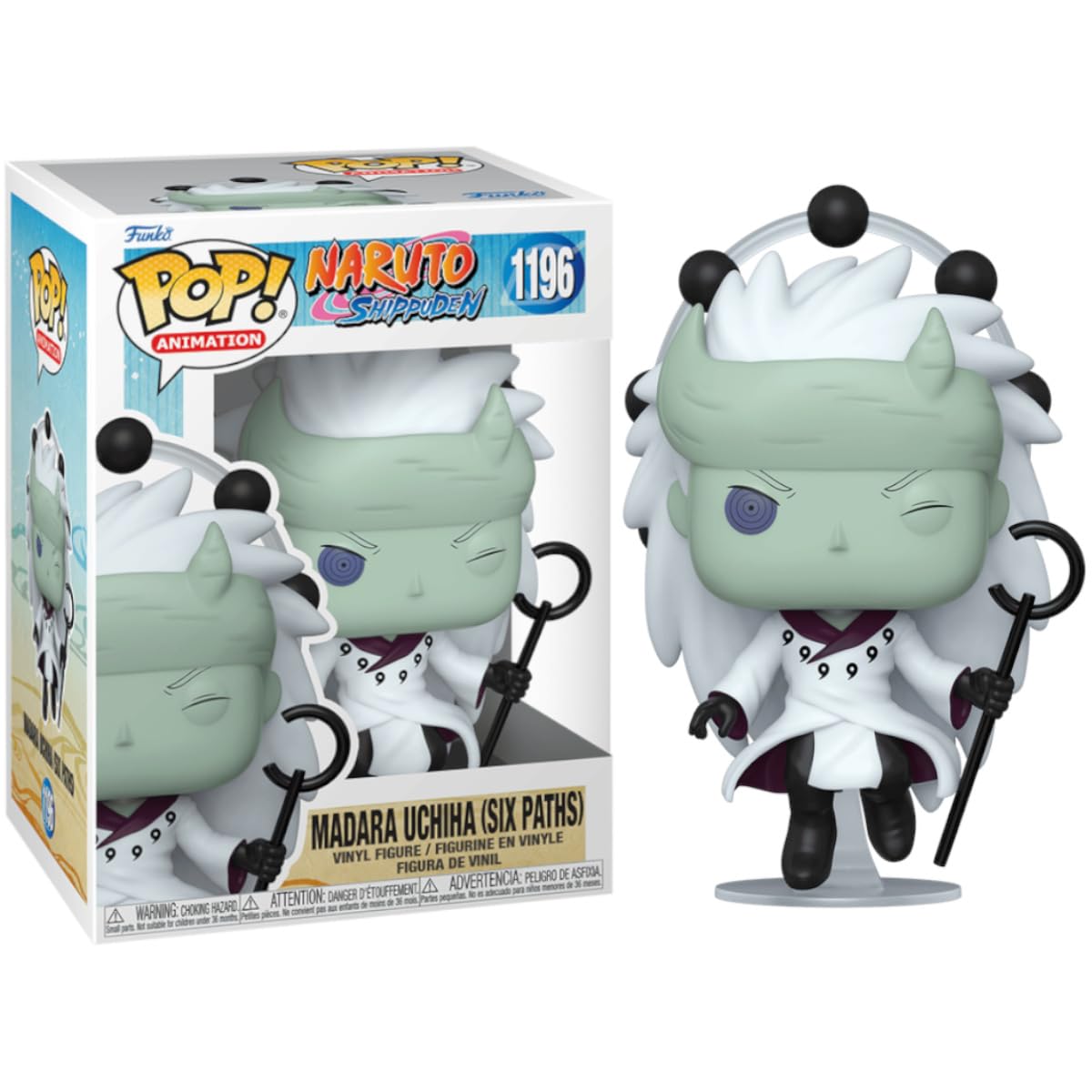 Funko Pop! Animation: Naruto Shippuden - Madara Uchiha (Sage of Six Paths) #1196 Vinyl Figure