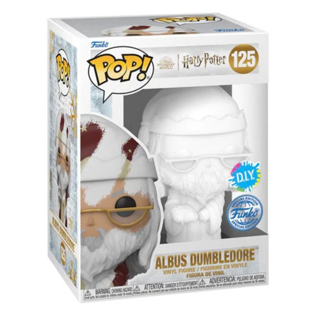 Funko Pop! HP: HP Holiday - Albus Dumbledore - (DIY) - White - Albus Silente - Harry Potter- Figura in Vinile da Collezione - Idea Regalo - Merchandising Ufficiale - Movies Fans