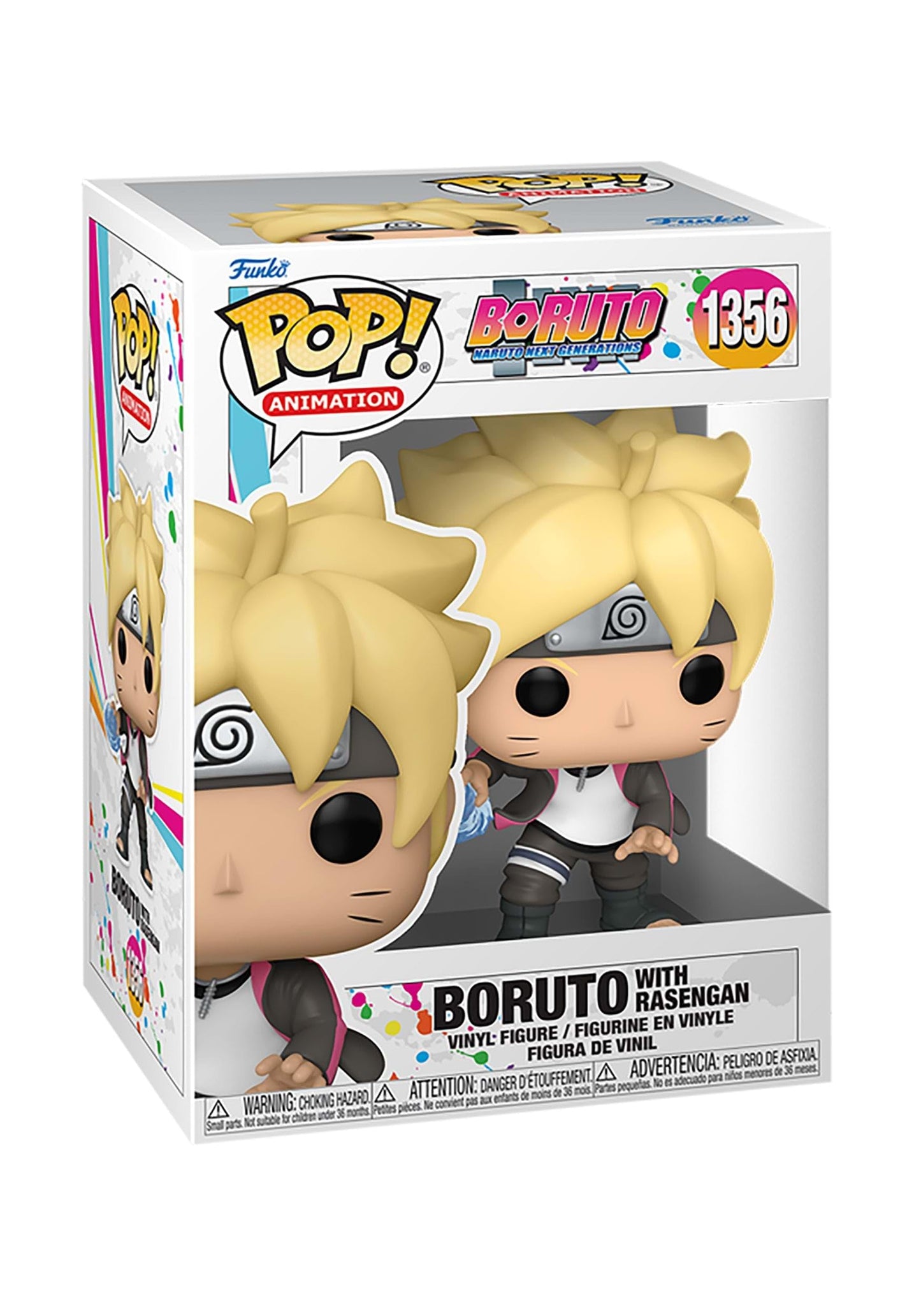Funko Pop! Animation: Boruto - Boruto Uzumaki With Ransengan - Glow in The Dark - Boruto: Naruto Next Generations - Esclusiva Amazon - Figura in Vinile da Collezione - Idea Regalo - Anime Fans