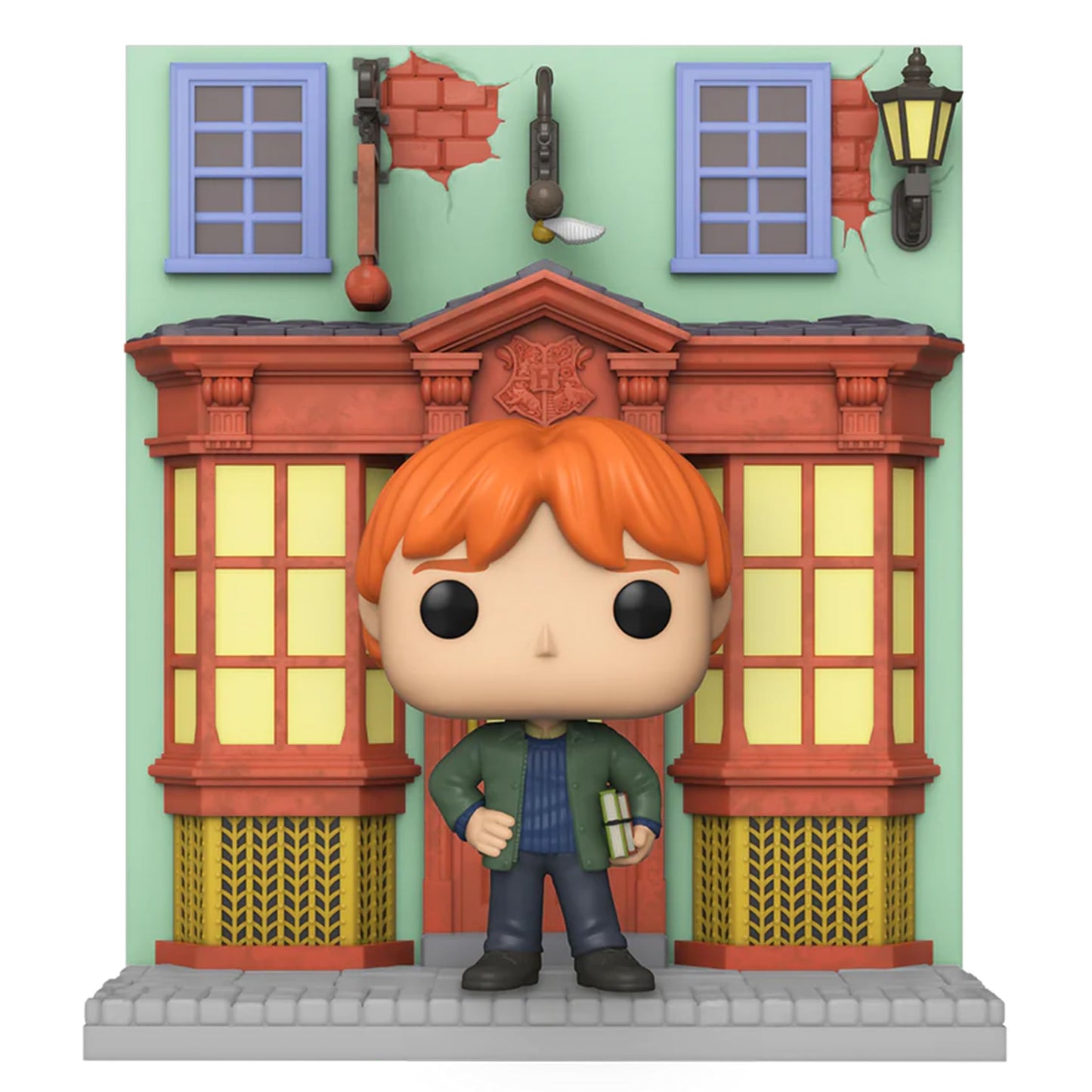 Harry Potter Ron Weasley Quidditch Supplies (Pop! Deluxe) Vinyl Figure 142 Unisex Super Pop! Standard