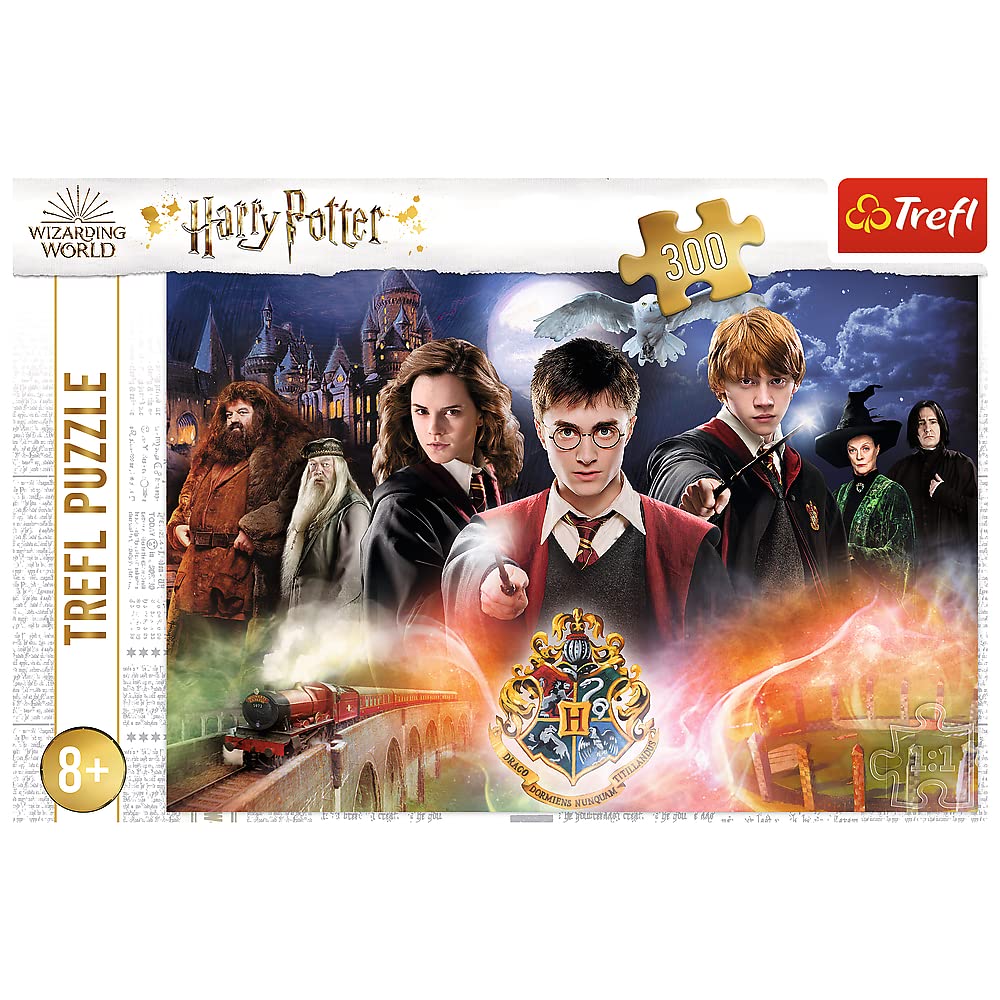 Trefl-300 Elementi, Bambini da 8 Anni Puzzle, Colore, Misterioso Harry Potter, der geheimnisvolle, 23001