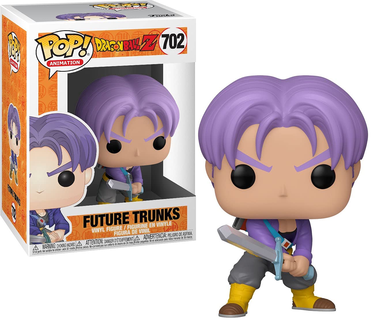 Funko Pop! Animation: Dragon Ball Z - Trunks Dragonball - Figura in Vinile da Collezione - Idea Regalo - Merchandising Ufficiale - Giocattoli per Bambini e Adulti - Anime Fans
