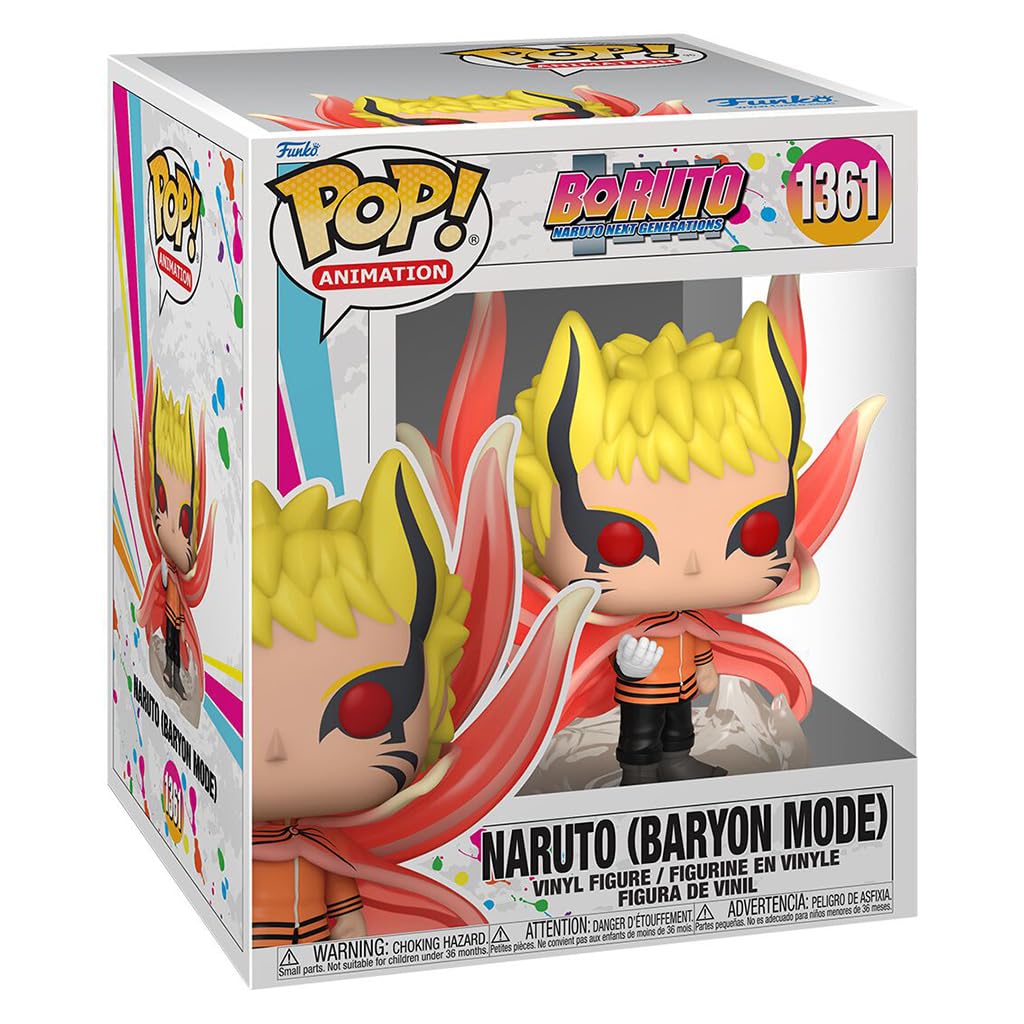 Funko Pop! Super: Boruto - Naruto Uzumaki - (Baryon Mode) - Boruto: Naruto Next Generations - Figura in Vinile da Collezione - Idea Regalo - Merchandising Ufficiale - Giocattoli per Bambini e Adulti