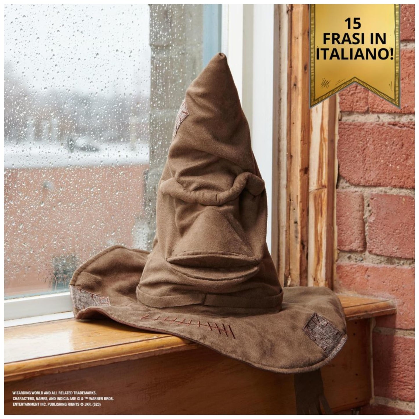 Wizarding World | Cappello Parlante Interattivo di Harry Potter | Voce originale dei film di Harry Potter | 15 frasi in italiano/tedesco | Accessori Harry Potter dai 5 anni in su