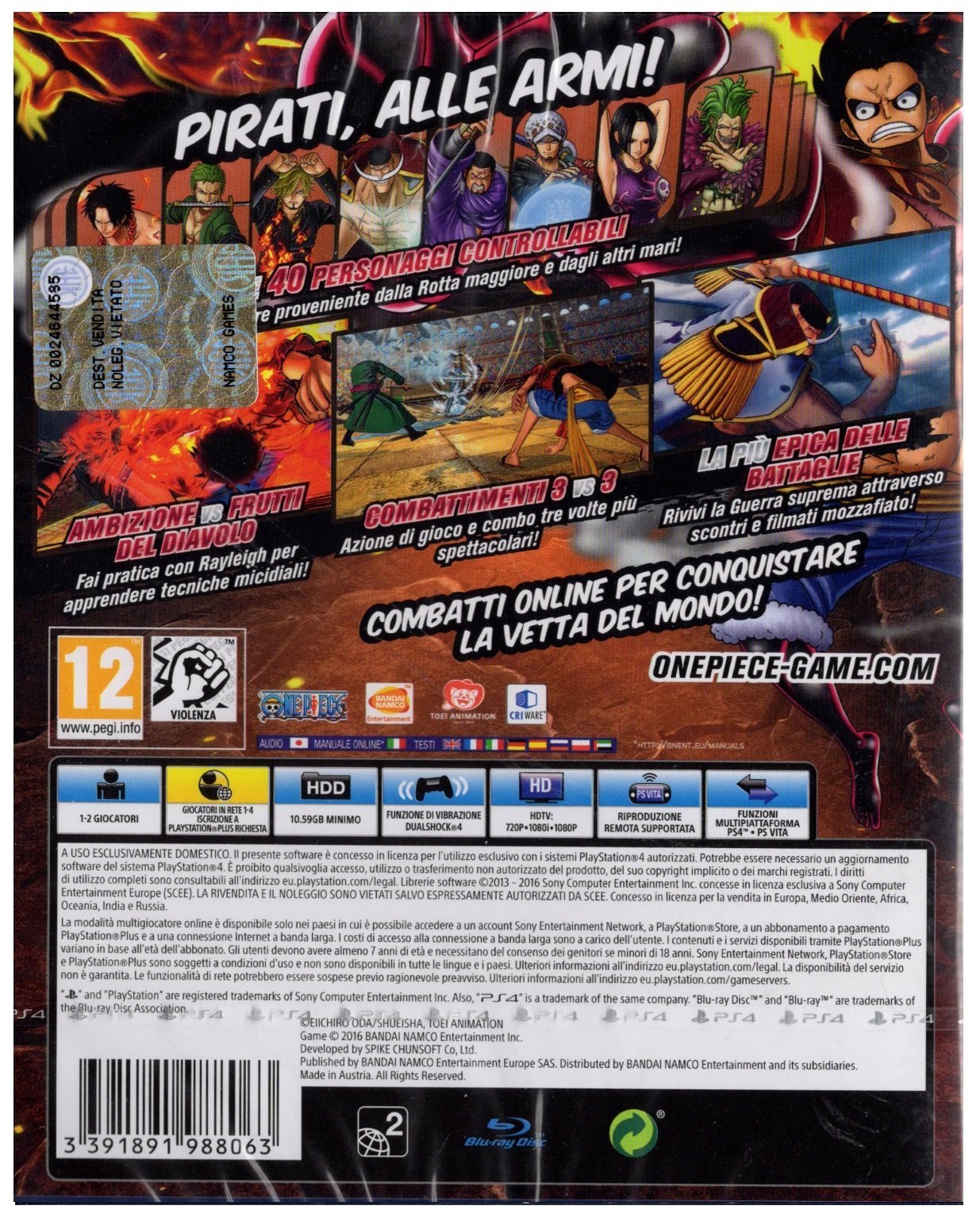 One Piece: Burning Blood - Playstation 4