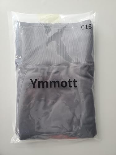 Ymmott Leggins Donna Vita Alta Pantaloni Sportivi Donna Controllo della Pancia Opaco Leggings Palestra per Yoga Fitness Pilates