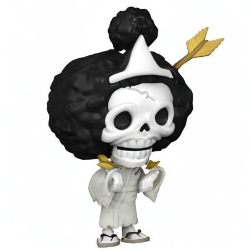 Funko Pop! Animation: One Piece - Brook- Esclusiva Amazon - Figura in Vinile da Collezione - Idea Regalo - Merchandising Ufficiale - Giocattoli per Bambini e Adulti - Anime Fans