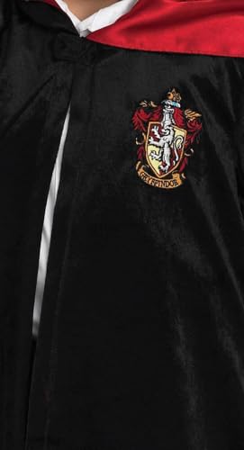 Rubies Costume Harry Potter Deluxe per Bambino e Bambina, Licenza Ufficial, Tunica con Cappuccio, Unisex, Gryffindor