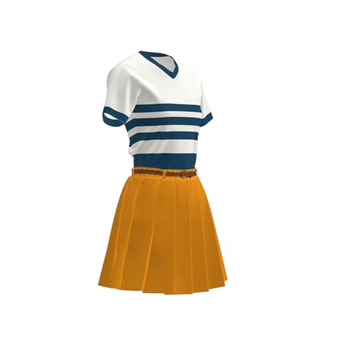 VersusModa Vestito Carnevale Nami Cosplay Anime Caricatura Costume ONEP03-Z (Taglia 3XS per altezza 140cm)