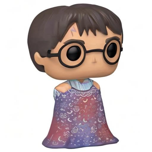 Funko Pop! Potter-Harry Potter with Invisibility Cloak- Figura in Vinile da Collezione - Idea Regalo - Merchandising Ufficiale - Giocattoli per Bambini e Adulti - Movies Fans