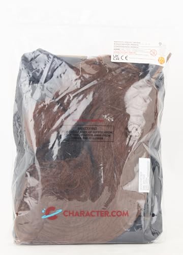 Harry Potter Costume Hermione Ragazze con bacchetta e parrucca Nero 5-6 Anni