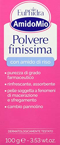 Amidomio Euphidra Polvere Finissima, Bianco E Fucsia, 100 g