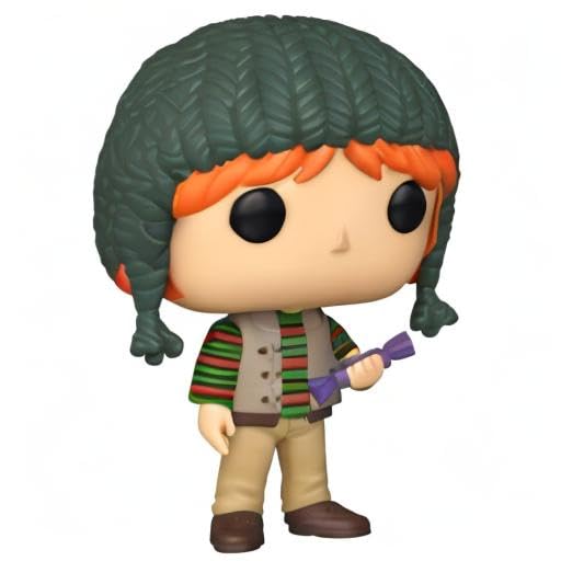 Funko Pop! Harry Potter: Holiday - Hermione Granger - Ron Weasley 1- Figura in Vinile da Collezione - Idea Regalo - Merchandising Ufficiale - Giocattoli per Bambini e Adulti - Movies Fans