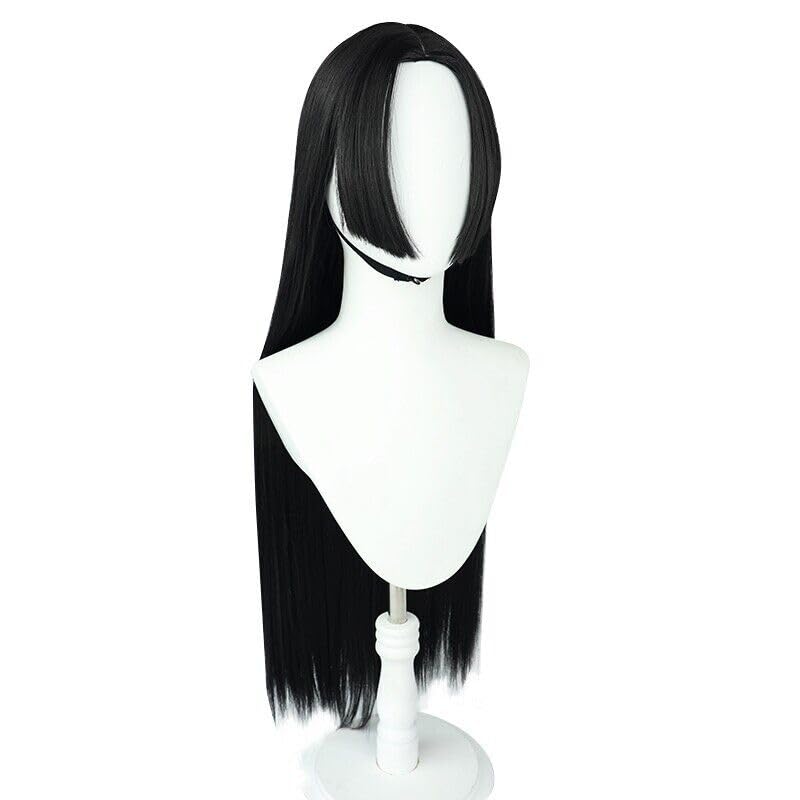 Anime One Piece Boa Hancock Cosplay Parrucca Lungo Diritto Capelli Neri Halloween Party
