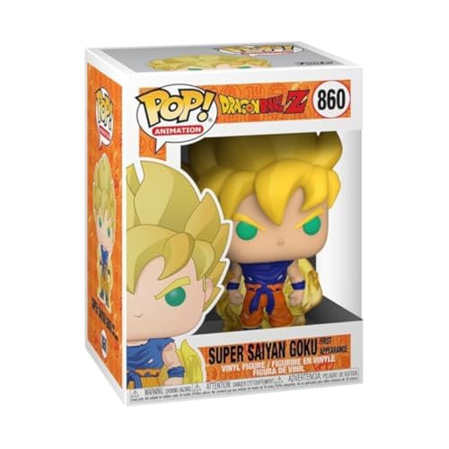 Funko POP! Animation: Dragon Ball Z S8-Super Saiyan Goku - (First Appearance) Dragonball SS - Figura in Vinile da Collezione - Idea Regalo - Merchandising Ufficiale - Giocattoli per Bambini e Adulti