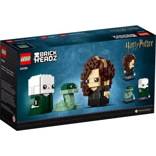 LEGO® 40496 Gioco BrickHeadz™, Harry Potter™, Voldemort™, con Nagini e Bellatrix