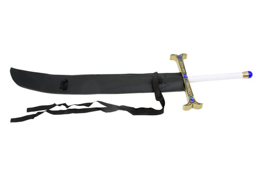 Dream2reality Cosplay One Piece Hawk-Eyes Shichibukai Mihawk The Black Blade straight version Medium Carbon Steel Sword