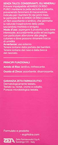 Amidomio Euphidra Polvere Finissima, Bianco E Fucsia, 100 g
