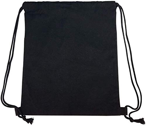 Roffatide Anime One Piece Rufy Cappello di Paglia Pirati Borsa con Coulisse Stampata Zaino Sportivo Borsa in Tela con Coulisse Borsa a Tracolla Nero