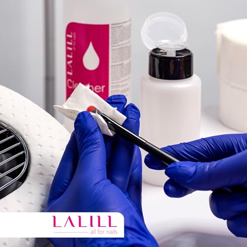 LALILL 2000 pezzi di pad (4 rotoli da 500 pezzi) - tamponi senza pelucchi per cleaner, remover - salviette nail design manicure - cellulosa senza pelucchi - gel, smalto gel, unghie