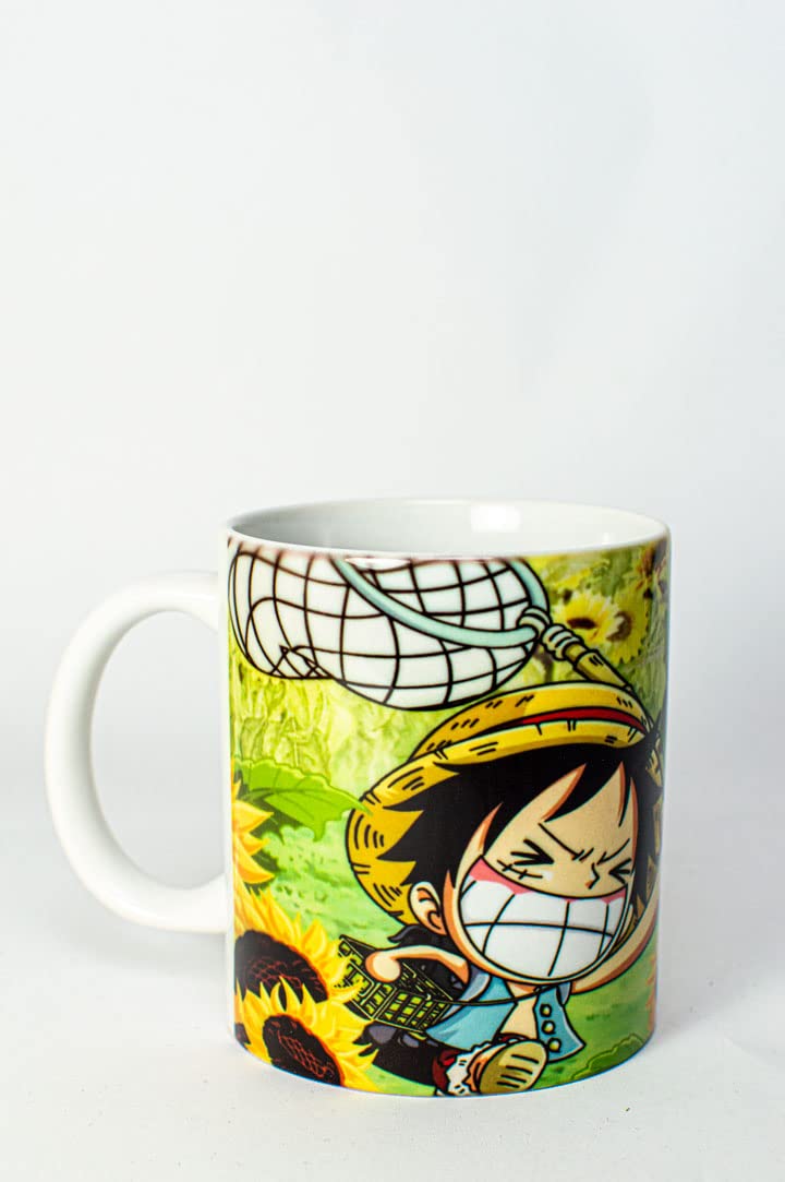 TusPersonalizables.com Tazza - Tazza Serie One Piece - Monkey D. Luffy - One Piece - Butterfly Catcher - Anime - Manica