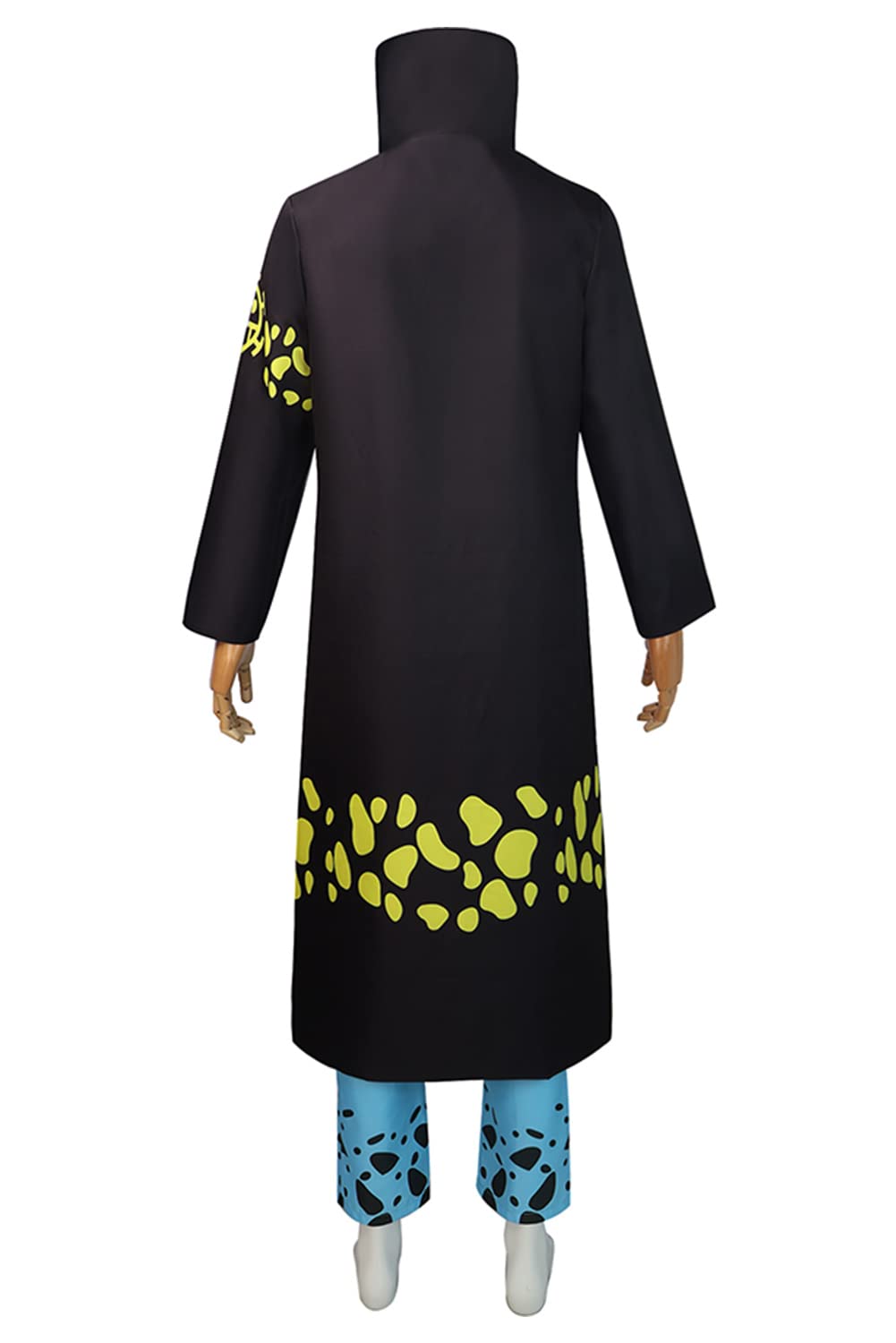 Alleyon Law Cosplay Costume Anime Mantello Law Cappotto per Carnevale Halloween