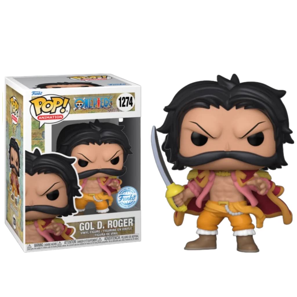 Funko Pop! One Piece 1274 - Statuina GOL D. Roger Special Edition, 10 cm, multicolore