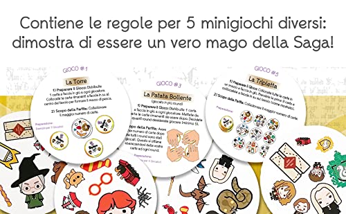 Asmodee - Dobble: Harry Potter - Gioco da Tavolo per Tutta la Famiglia, 5 Party Game per 2-8 Giocatori, 6+ Anni, Edizione in Italiano
