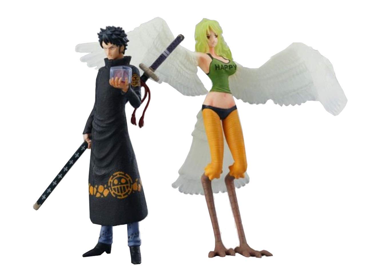 Bandai Shokugan Super One Piece Styling Trafalgar Law and Monet