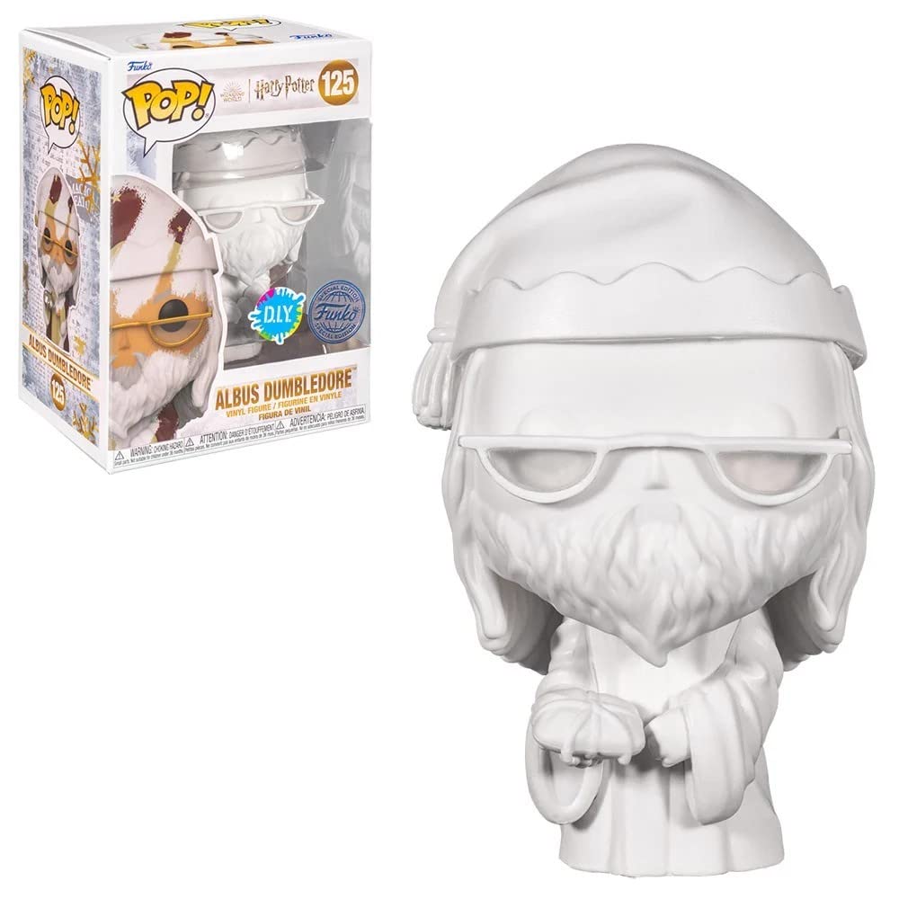 Funko Pop! HP: HP Holiday - Albus Dumbledore - (DIY) - White - Albus Silente - Harry Potter- Figura in Vinile da Collezione - Idea Regalo - Merchandising Ufficiale - Movies Fans