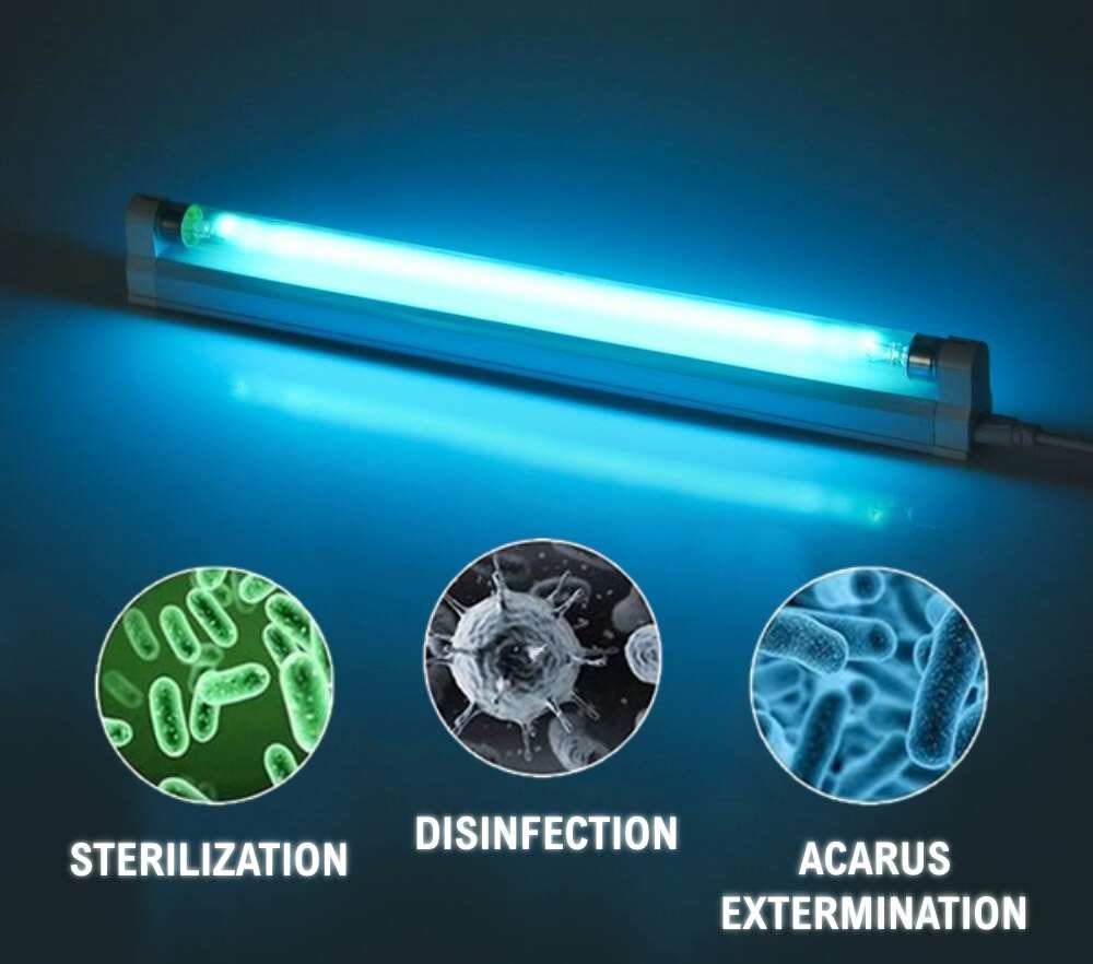 CLAR - Sterilizzatore UV 6W, Lampade Germicide uv-c, UV Germicida, Lampada Uv Acqua, Lampada uvc, Lampada di ricambio, Lampada Sterilizzazione (6 Watts T5, Pack 2)