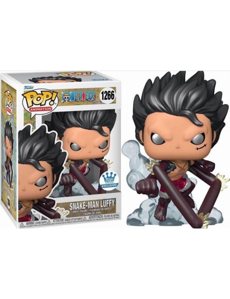one piece - pop funko vinyl figure 1266 snake-man luffy (mt) 9cm ga excl