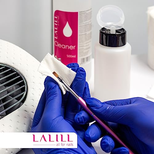 LALILL 2000 pezzi di pad (4 rotoli da 500 pezzi) - tamponi senza pelucchi per cleaner, remover - salviette nail design manicure - cellulosa senza pelucchi - gel, smalto gel, unghie
