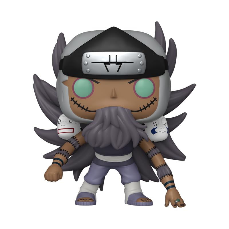 Funko Pop! Naruto: Shippuden - Kakuzu (Earth Grudge) Figura in vinile, circa 4 pollici, nero/verde