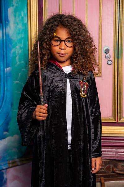 Rubies Costume Harry Potter Deluxe per Bambino e Bambina, Licenza Ufficial, Tunica con Cappuccio, Unisex, Gryffindor