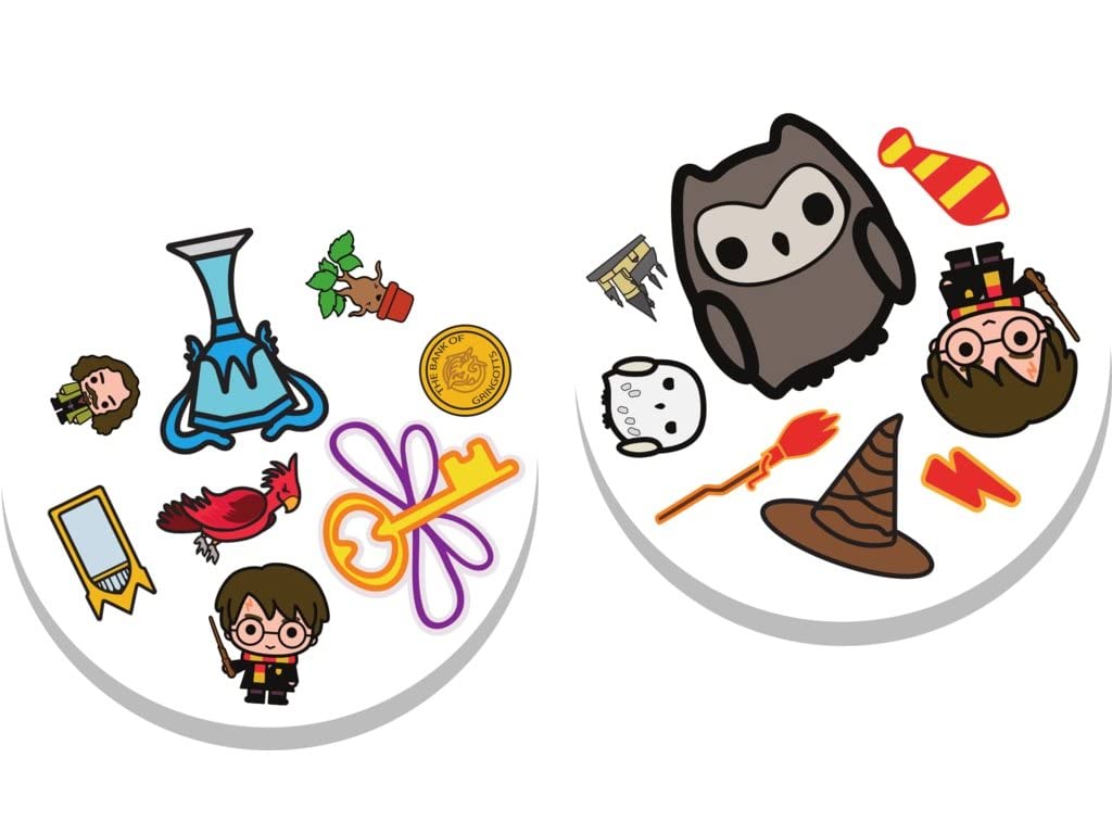 Asmodee - Dobble: Harry Potter - Gioco da Tavolo per Tutta la Famiglia, 5 Party Game per 2-8 Giocatori, 6+ Anni, Edizione in Italiano