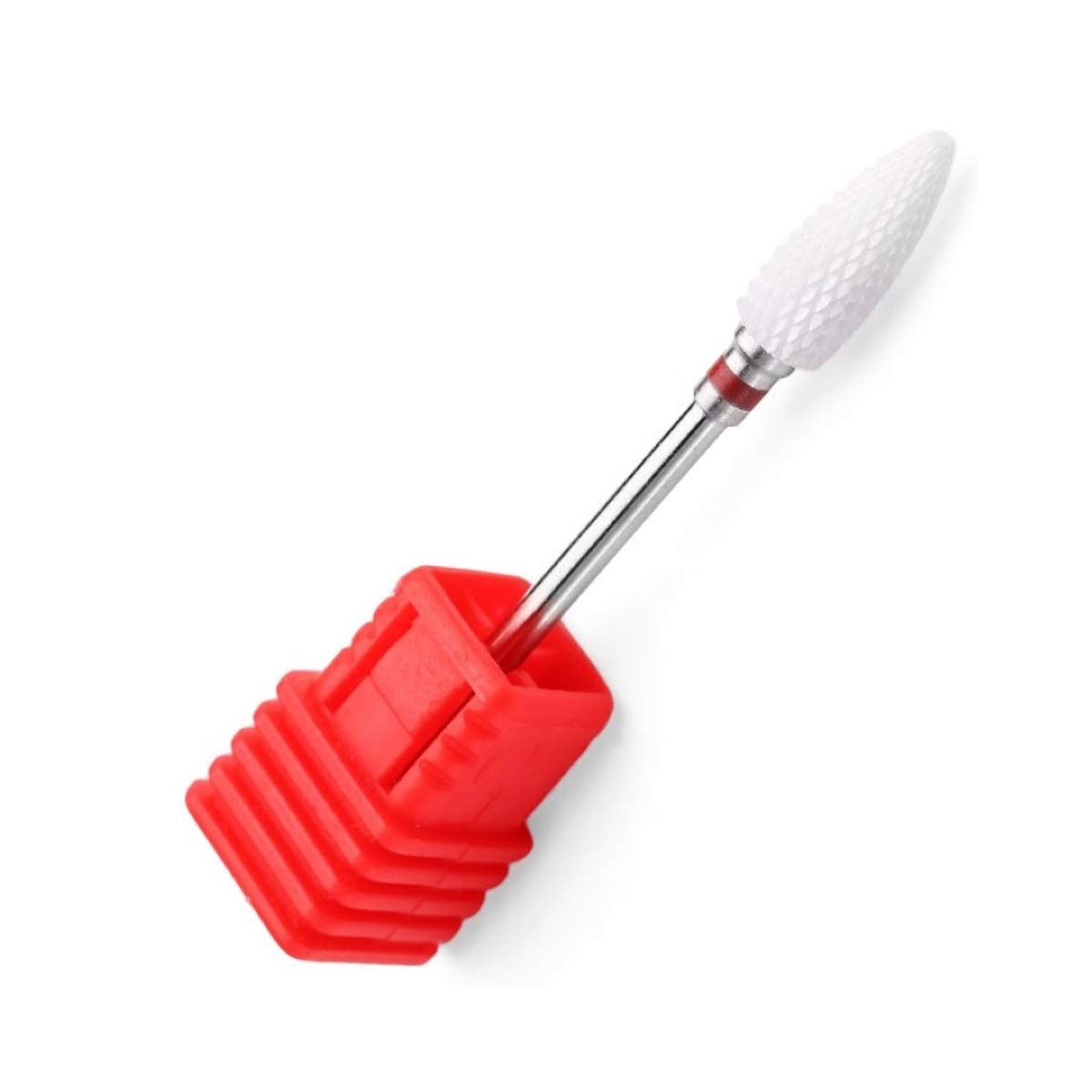 Punta da trapano in ceramica Natury Nails per tornio. Manicure, pedicure, smalto per unghie, unghie acriliche e unghie in gel. Tornio Bit (Grana Fine))