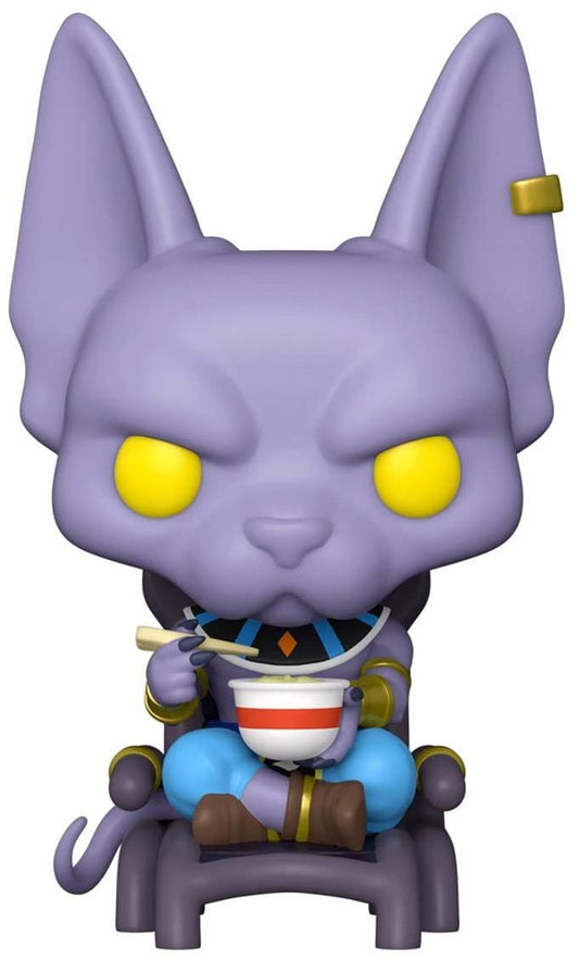 POP! Dragon Ball Z Beerus (Eating Noodles) 1110 HOT Topic Exclusive