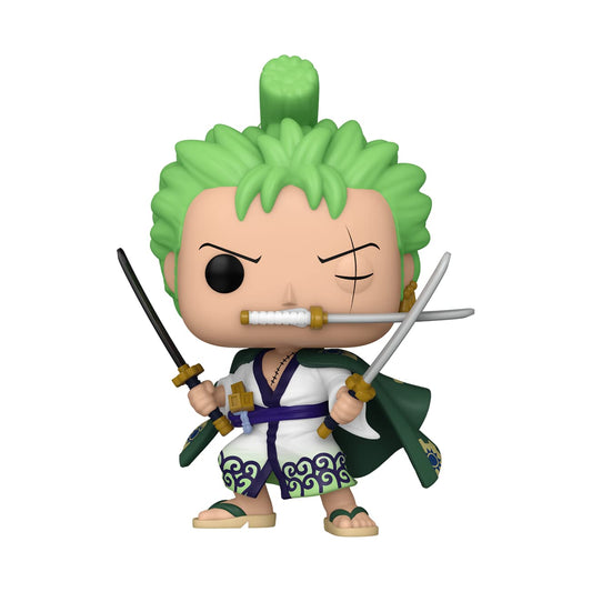Funko Pop! Animation: One Piece - Roronoa Zoro- Figura in Vinile da Collezione - Idea Regalo - Merchandising Ufficiale - Giocattoli per Bambini e Adulti - Anime Fans