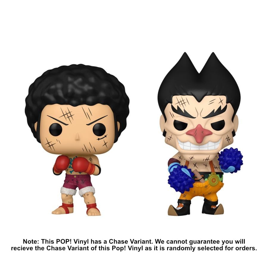 Pack 2 Figurines Funko Pop Animation One Piece Luffy & Foxy with Chase Modèle aléatoire